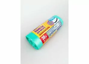 897236 - Мешки для мусора 30л/30шт,6мкм,ПНД,зеленые,рулон,СТАНДАРТ,3732/ТС!!!/ Avikomp (1)