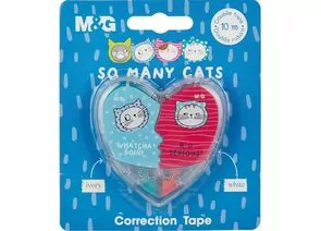 891655 - Корректирующая лента M&G So Many Cats 5 мм x 5 м (2 штуки в упаковке) Арт.1773910 (1)