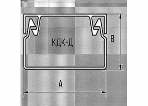 897397 - Bylectrica кабель-канал 16х16 с двойным замком (2м, цена за 1м) белый КДК-Д 16х16 (1)