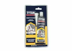 898469 - Tytan (Титан) Professional герметик силиконовый универсальный 85мл, прозрачный, BL1, арт.22605 (1)