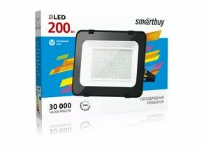 899026 - SmartBuy прожектор св/д 200W(16000lm) FL SMD LIGHT Pro 6500K 6K 282x243x36 IP65 SBL-EFLLIGHT-200-65 (1)