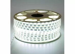 901463 - Saffit лента св/д 220V 6W/m 120led/m IP65 6500K 6К 8мм (50м цена за метр) гермет SMD2835 SST20 55245 (1)