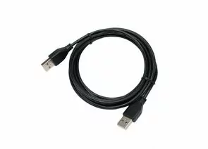 903366 - Кабель USB(A)шт - USB(A)шт. 2.0 Cablexpert AM/AM, 3м, экран, медь, черный, пакет (1)