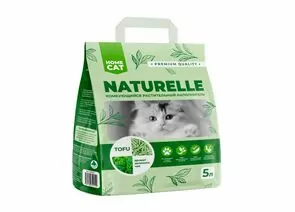 903858 - Наполнитель для кош.туалета растительный HOMECAT NATURELLE Зеленый чай 5л арт.88044 (1)