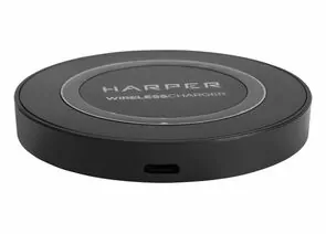 731213 - Беспроводное з/у HARPER QCH-2070 BLACK, Qi, вход до 1A, выход 5V до 0,7A, кабель USB-microUSB в/к (1)