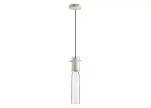 885910 - ODEON LIGHT 5058/5LB PENDANT ODL24 323 бел./прозр./мет/стекло Подвес LED 5W 3000K SCROW 87 (1)