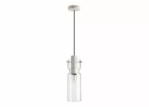 885913 - ODEON LIGHT 5057/1B PENDANT ODL24 323 бел./прозр./мет/стекло Подвес E27 1x40W SCROW 83 (1)