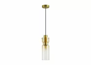 885914 - ODEON LIGHT 5057/1A PENDANT ODL24 323 зол./янтарный/мет/стекло Подвес E27 1x40W SCROW 85 (1)