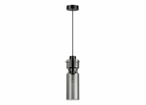 885915 - ODEON LIGHT 5057/1 PENDANT ODL24 323 чер./дымчатый/мет/стекло Подвес E27 1x40W SCROW 84 (1)