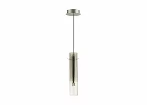 885924 - ODEON LIGHT 5062/5LA PENDANT ODL24 317 серебр./дымчатый/мет/стекло Подвес LED 5W 3000K SHINY 92 (1)