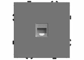 907446 - Stekker ЭМИЛИ мех. роз. комп. СУ 1мест. RJ-45 платиново-серый, soft touch RST00-5117-10 49951 (1)