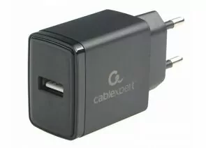 910343 - Зарядное устройство Cablexpert 10.5Вт, 2.1А, 1хUSB, чёрный, пакет (1)