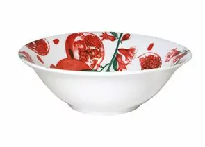 906599 - Тарелка суповая Гранат 18см, 600мл фарфор (кратность 12шт!!!) МФК MFK20283 (1)