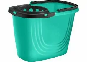 908282 - Ведро хозяйственное 8л,прямоуг,отжим МОП,Disco аквамарин,SC111611027/Spin&Clean (1)