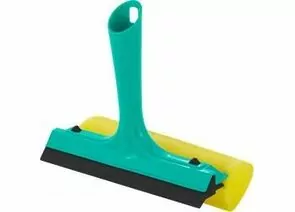 908286 - Окномойка(насадка 16,2см)губка+водосгон,Disco аквамарин,SC260610027/ Spin&Clean (1)