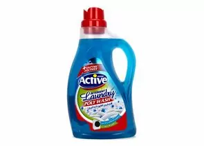 909178 - Гель-концентрат для стирки белья Свежесть моря Poly Wash Blue 1500мл  511601401 ACTIVE (1)