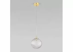 909189 - TK Lighting св-к подвесной 1x8W G9 IP20 зол/прозр. 210x210x2140 4609 Cadix Gold Умный дом a065192 (1)