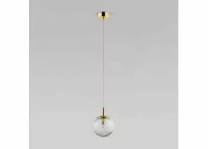 909191 - TK Lighting св-к подвесной 1x8W G9 IP20 зол/прозр. 140x140x1500 759 Cadix Gold Умный дом a068324 (1)