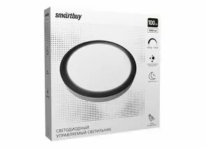 909486 - SmartBuy св-к св/д управляемый 100W(8000lm) 2K-4K-6K 500мм00мм черный/белый IP20 SBL-DIM9-100W (1)