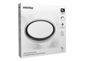 909487 - SmartBuy св-к св/д управляемый 70W(5600lm) 2K-4K-6K 395ммx75мм черный/белый IP20 SBL-DIM11-70W (1)