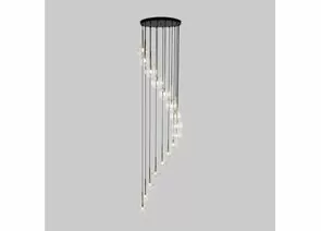 909696 - TK Lighting св-к подвес. 16x8W 500х500х2400 металл золото/прозр./черн Aurora 10182 (1)