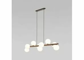 909736 - TK Lighting св-к подвес. 9x8W 1170х280х1250 дерево белый/корич. Estera Wood 10273 (1)