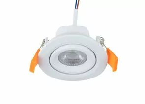 912149 - REXANT Св-к св/д встр. даунлайт поворотный Bagel 5W(437,5lm) 4000К 4K LED 75х75х41 613-001 (1)