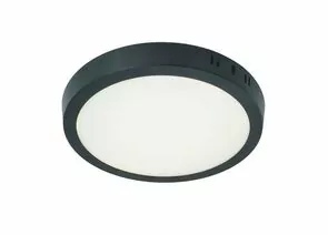 910851 - Feron св-к св/д 24W 1760lm 4000К 4K 90LED IP40 круг/черный AL504 51075 (1)