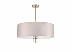 916176 - LUMION 8109/7C MODERNI LN25 латунь титаниум/беж., мет./текстиль/стекло люстра E14 7x40W 220V DAMONA (1)