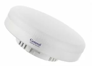 908248 - General GX53 (10!) 10W(680lm) 4500K 4K матовый пластик 75x27  (уп. 10 шт, цена за шт) 661891 (1)