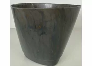 919740 - Горшок для цветов Элеганс 2л Minerals Золотая скала с поддон прикорн. полив пластик 10051259 Радиан (1)