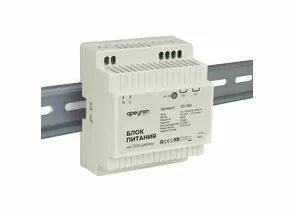 921663 - APEYRON Блок питания на DIN-рейку 24V 60W 175-264V 2,5А IP20 78х93х56мм пластик бел 03-164 (1)