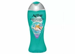 913713 - Гель для душа с витамином Е Морской NATURAL 400мл Blue  ACTIVE 512302001 (1)