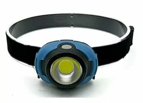 932351 - Ultraflash фонарь налобный LED5385 (3xAAA не в/к) COB 3W(120lm) 6500K 6K 3 реж, ремешок+ рез.наклейк (1)