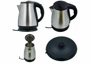 931855 - Чайник электр. GOODHELPER KS-18B09 (диск, 1,8л) 1,5кВт, нерж.сталь, автовыключение (1)