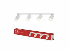 933152 - ASD/InHome св-к накладной спот НПБ СПОТ-4xGU10-AR-WH белый 595x55x135мм под лампу GU10 IP20 (1)