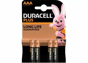 343054 - Элемент питания Duracell Plus LR03/286/AAA BL4 (1)