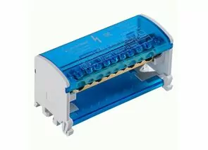 934955 - SmartBuy Шина N Ноль (нул.) 2х11мм на DIN-рейку в корпусе (кросс-модуль) SBE-bc0-2-11 (1)