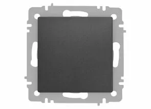 936312 - ЭРА Intro Accent мех. выкл. СУ 1кл. 10А графит 6-101-07 (1)