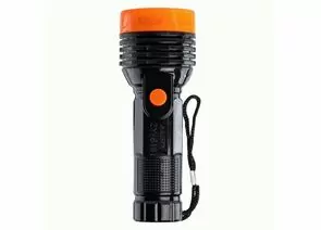 936691 - SmartBuy Фонарь ручной LED 1W 1xAA , 12х4см, ABS, черн,оранж, S BF-850 (1)