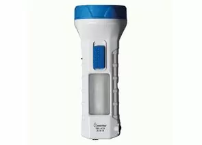 936695 - SmartBuy Фонарь ручной LED 220V встр. вилка, 2реж, ABS, 12х5см, синий,серый, SBF-876 (1)
