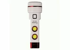 936707 - SmartBuy Фонарь ручной LED+2xCOB бок, 4реж, аккум 14500, MicroUSB, ABS, 12х3,5см, SBF-862 (1)
