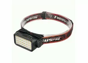 936777 - Focusray Фонарь налобный 1303 16LED акк.1.2 Ач инд.зар. 5реж. USB чер бокс (1)