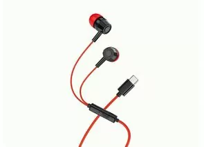 936859 - Стереогарнитура внутриканальная VIXION PRO VS-30 Type-C, красный (1)