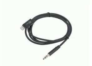 936891 - Кабель AUX VIXION PRO (VX-10i) Jack 3,5 (M) - Lightning (1м), черный (1)