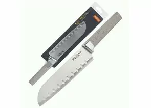 937004 - Нож сантоку MARMOLADA (лезвие 17,8см) пластиковая софт-тач рукоятка 108295 Mallony (1)