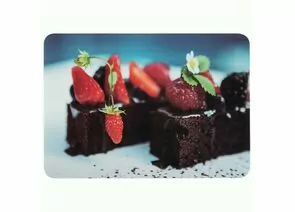 937015 - Салфетка сервировочная PPM-10 Брауни 40*28см пластик (кратность 10!!!) 109200 Рыжий кот (1)