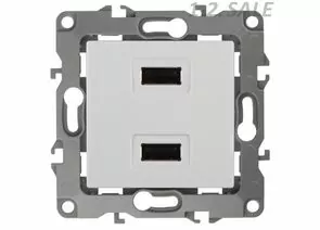 661400 - ЭРА 12 мех. устройство заряд., СУ USB 5В-2100мА Белый, автоклеммы 12-4110-01 5189 (1)