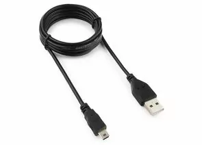 711072 - Кабель USB(A)шт. - miniUSBшт. 2.0 Pro Гарнизон GCC-USB2-AM5P-1.8M, AM/miniBM 5P, 1.8м, пакет (1)