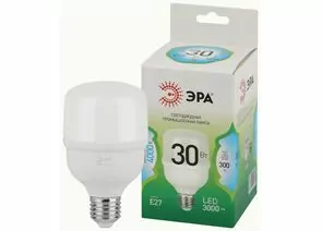 938787 - ЭРА GREEN LINE лампа св/д высокомощн. E27 30W(3000lm) 4000K 4K T70-30W-840-E27 70x120 67068 (1)